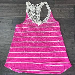 Hot pink express tank XS